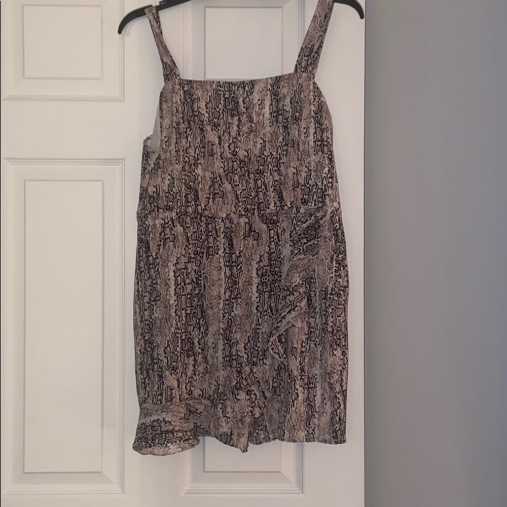 Snakeskin Gianni Bini romper